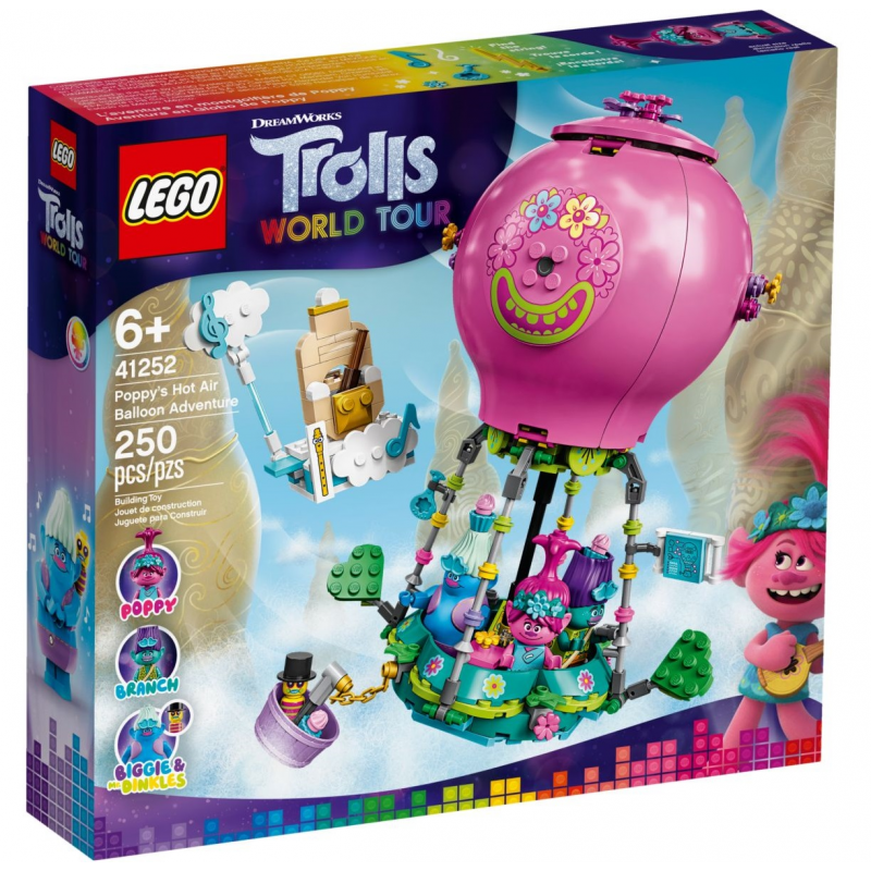Avventura in mongolfiera di Poppy - Lego Trolls 41252