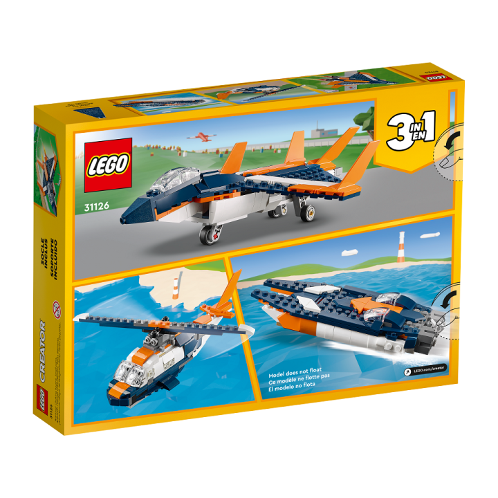 Jet supersonico - Lego Creator 31126
