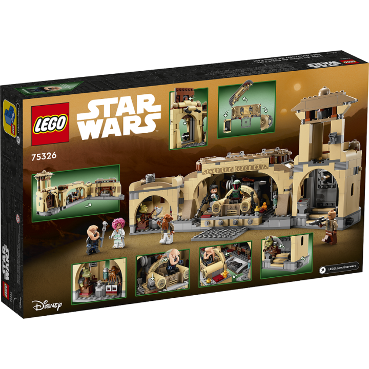 La sala del trono di Boba Fett - Lego Star Wars 75326