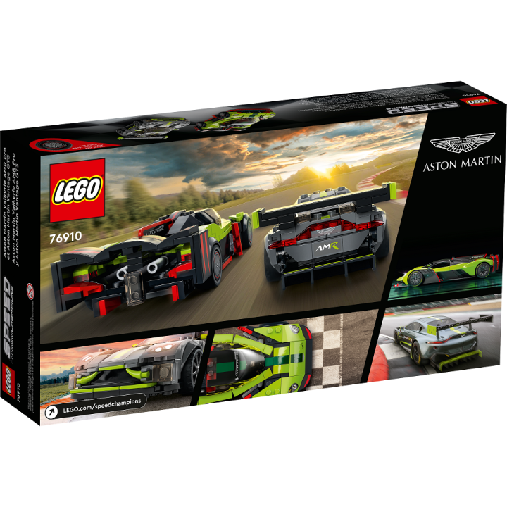 Aston Martin Valkyrie AMR Pro e Aston Martin Vantage GT3 - Lego Speed Champions 76910