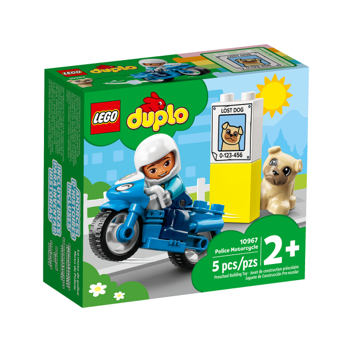 Motocicletta della polizia - Lego Duplo 10967
