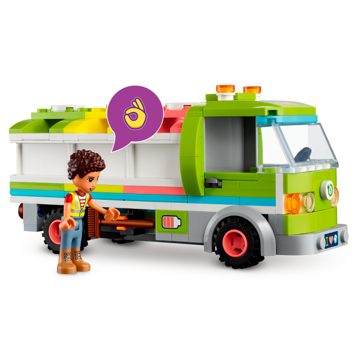 Camion riciclaggio rifiuti - Lego Friends 41712
