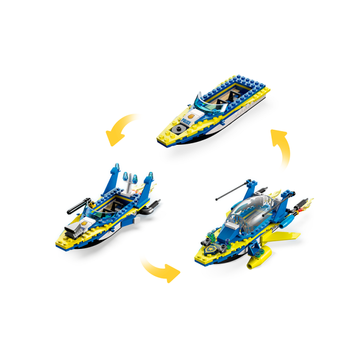 Missioni investigative della polizia marittima - Lego City 60355