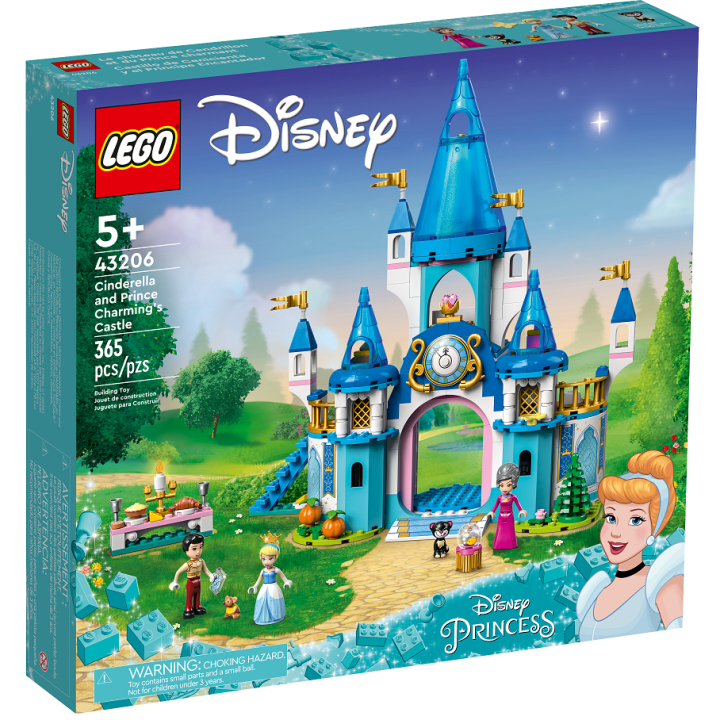 Il castello di Cenerentola e del Principe azzurro - Lego Disney 43206