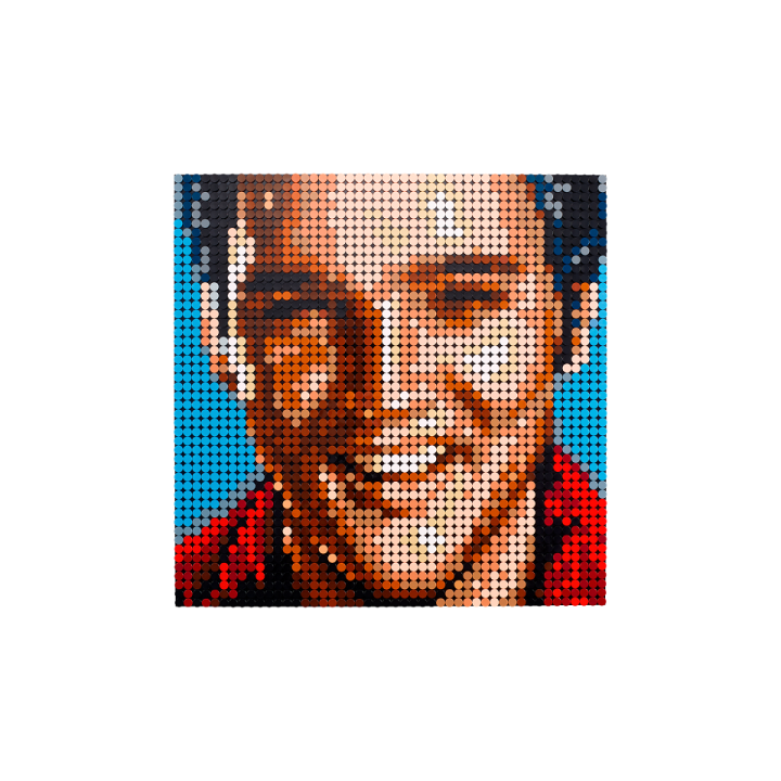 Elvis Presley, il Re del Rock and Roll - Lego Art 31204