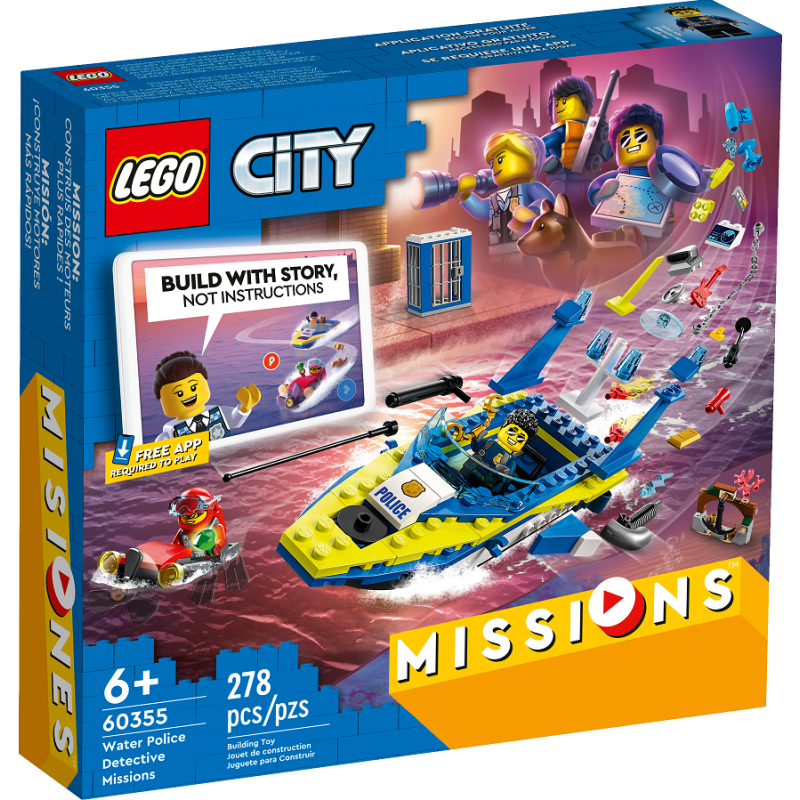 Missioni investigative della polizia marittima - Lego City 60355