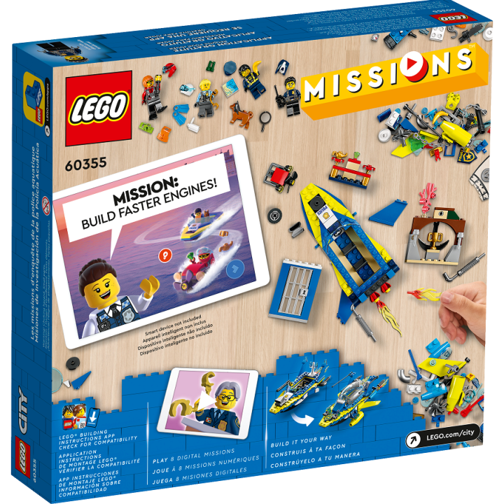 Missioni investigative della polizia marittima - Lego City 60355