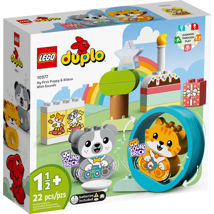 Il mio primo cagnolino e gattino con suoni - Lego Duplo 10977