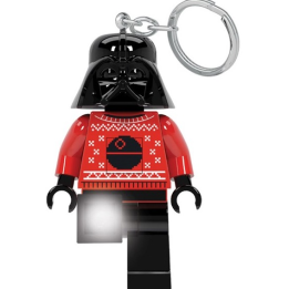 Portachiavi Darth Vader Natalizio con torcia - Lego LGL-KE173