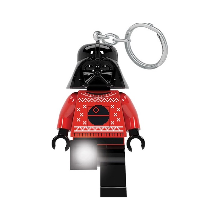 Portachiavi Darth Vader Natalizio con torcia - Lego LGL-KE173