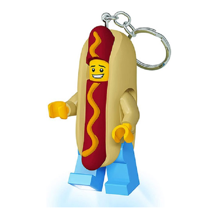 Portachiavi hot dog con torcia - Lego LGL-KE119