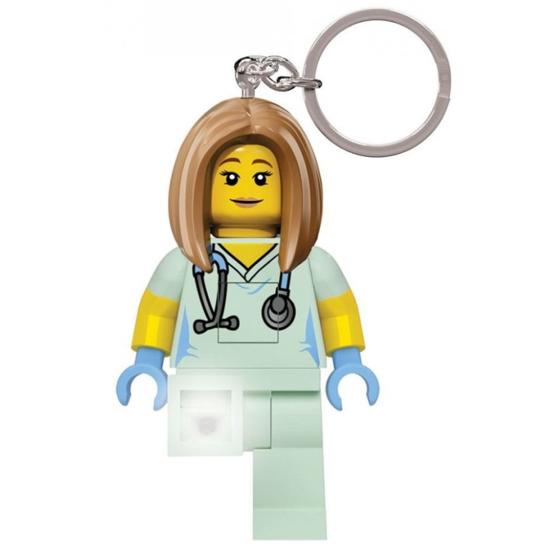 Portachiavi Infermiera con Torcia - Lego LGL-KE156