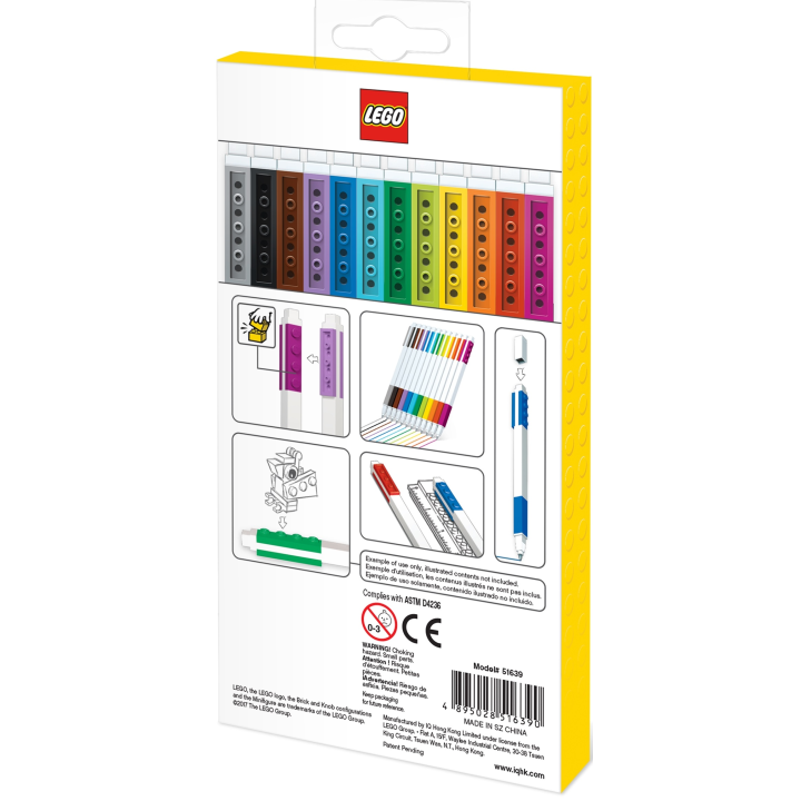 Set di 12 penne gel - Lego Accessori 51639