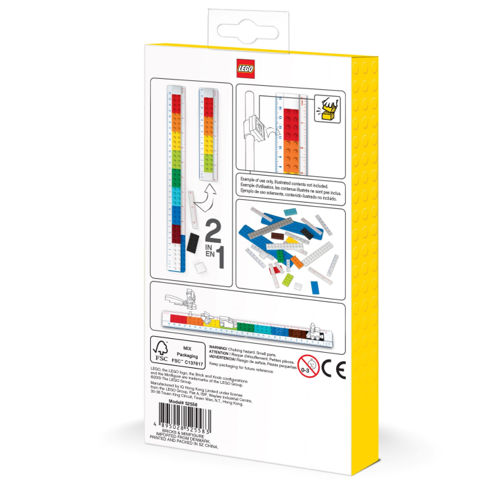 Righello convertibile 2.0 con minifigure - Lego Accessori 52558