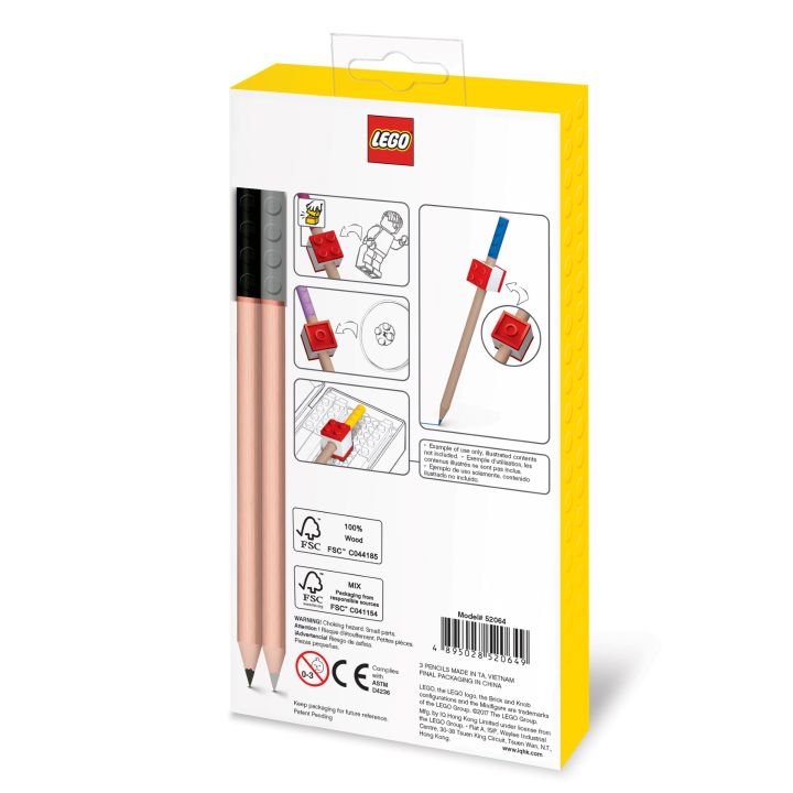 12 matite colorate 2.0 con topper - Lego Accessori 52064