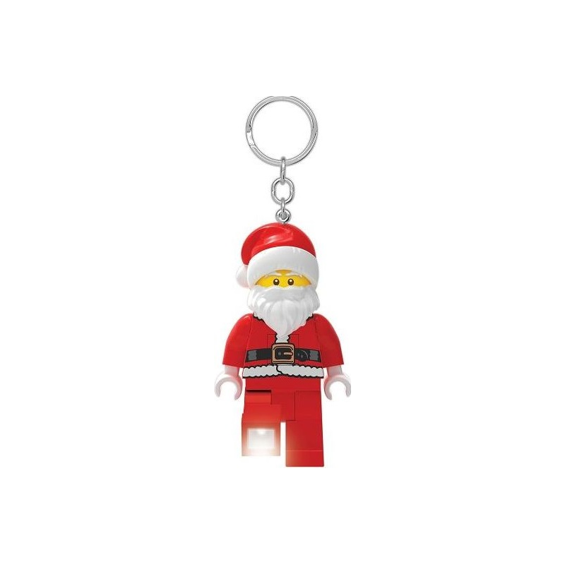 Portachiavi di Babbo Natale (Santa) con torcia - Lego LGL-KE189H
