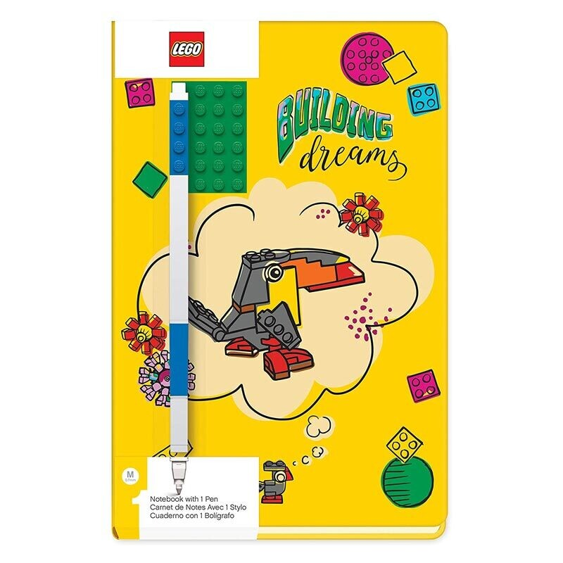 Notebook Pelican con Penna Gel - Lego 52525