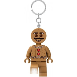 Portachiavi Omino Pan di Zenzero con torcia - Lego LGL-KE182H