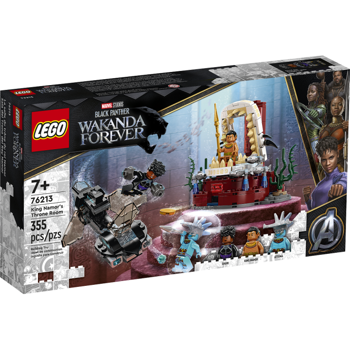 La stanza del trono di Re Namor - Lego Marvel 76213