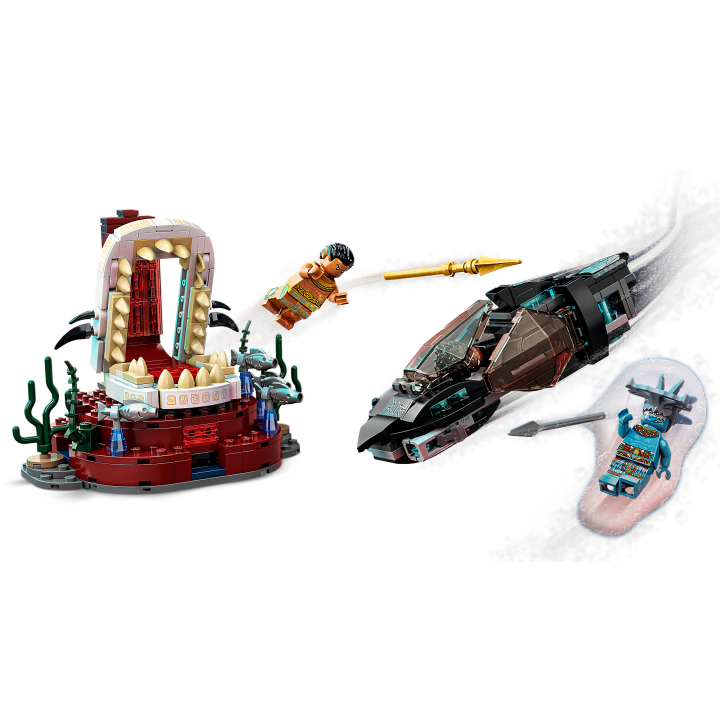La stanza del trono di Re Namor - Lego Marvel 76213