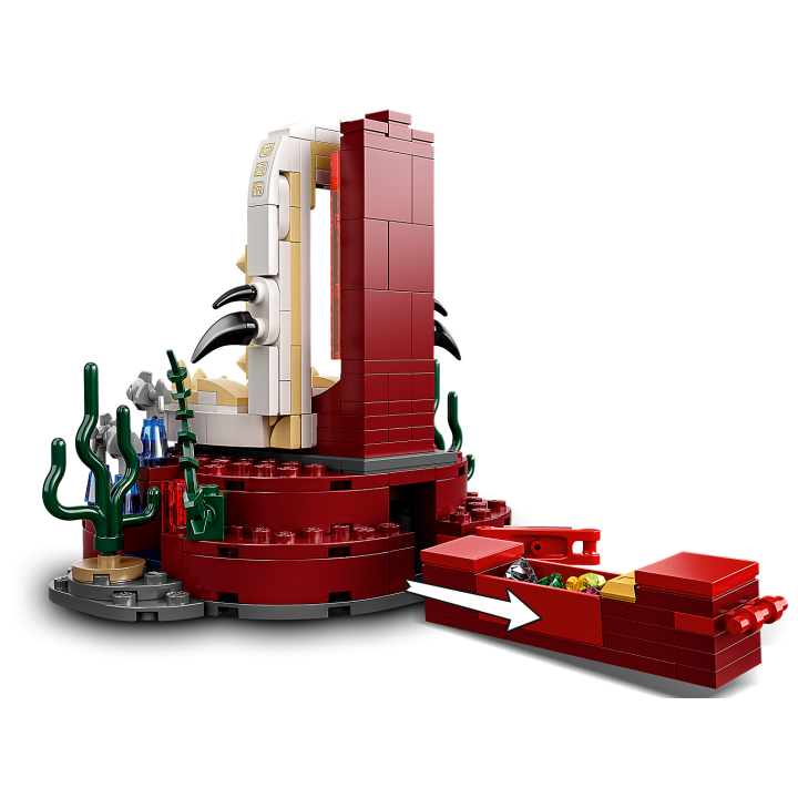La stanza del trono di Re Namor - Lego Marvel 76213