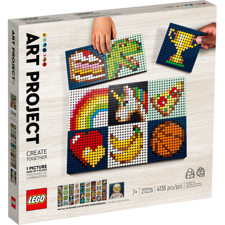 Progetto d'arte - Creiamo insieme - Lego Art 21226