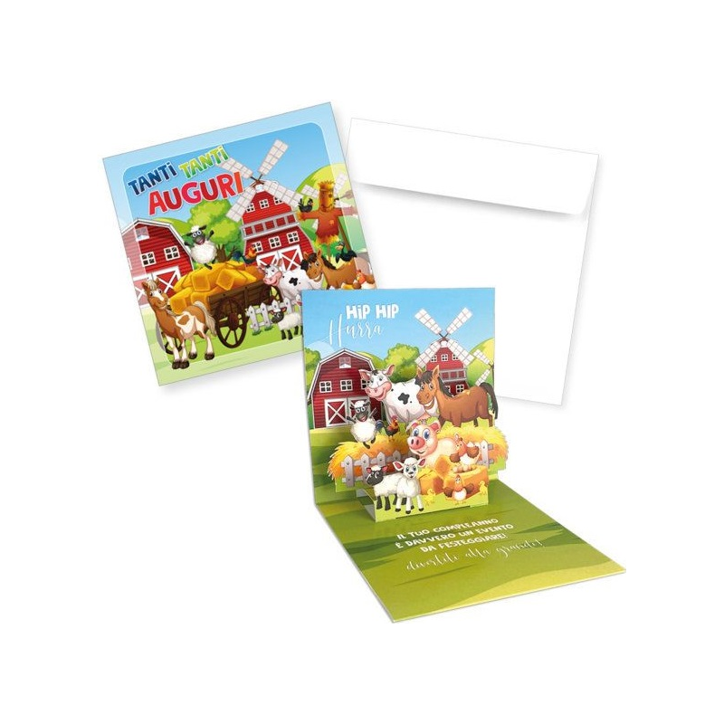 Tanti Tanti Auguri - Biglietti D'Auguri (Fattoria)
