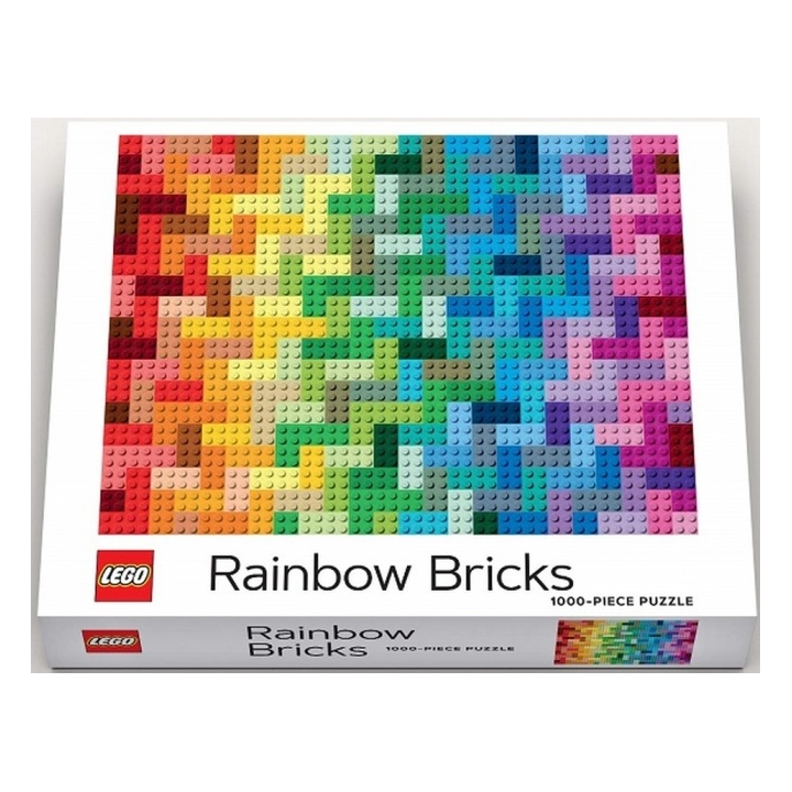 Puzzle di 1.000 pezzi - Rainbow Bricks - Lego Minifigures 51795-R