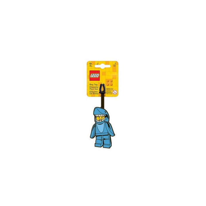 Etichetta per bagagli omino squalo - Lego 52540