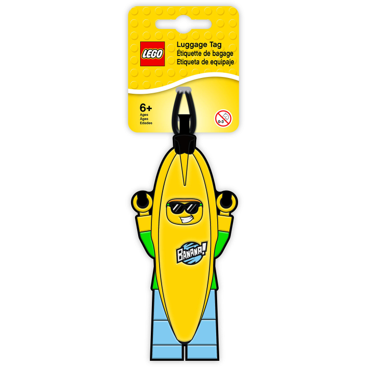 Etichetta per bagagli omino banana - Lego 53057