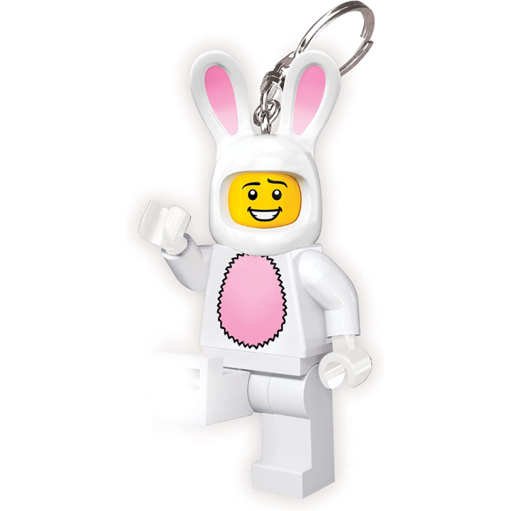 Portachiavi Bunny white (Coniglio bianco) con torcia - Lego LGL-KE73H
