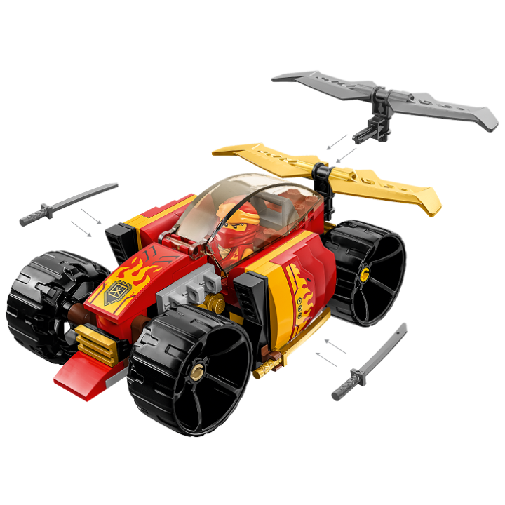 Auto da corsa Ninja di Kai - EVOLUTION - Lego Ninjago 71780