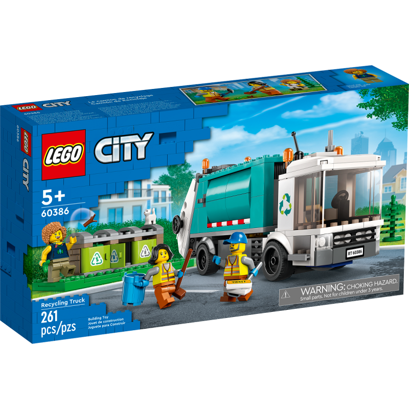 Camion per il riciclaggio dei rifiuti - Lego City 60386