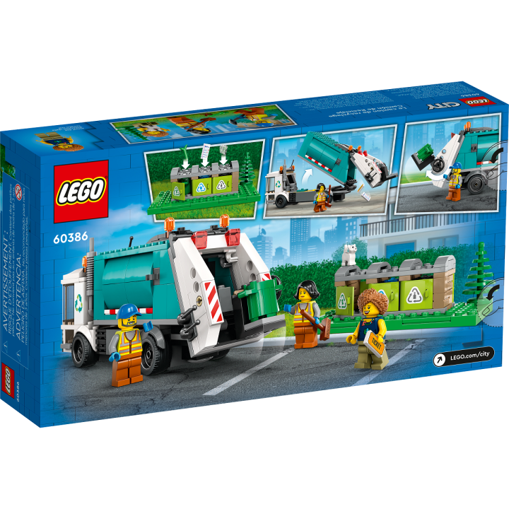 Camion per il riciclaggio dei rifiuti - Lego City 60386