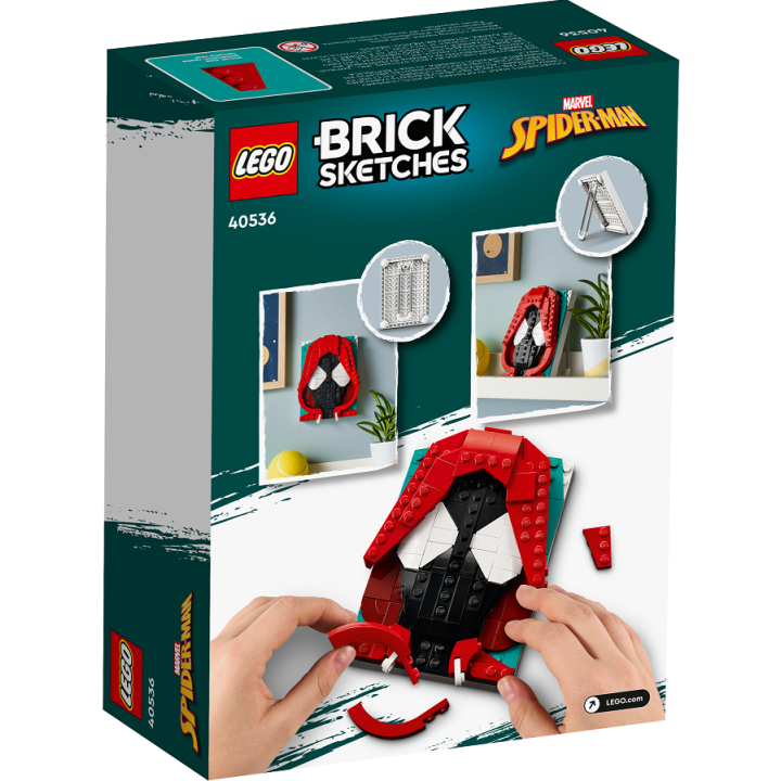Miles Morales - Lego Brick Sketches 40536