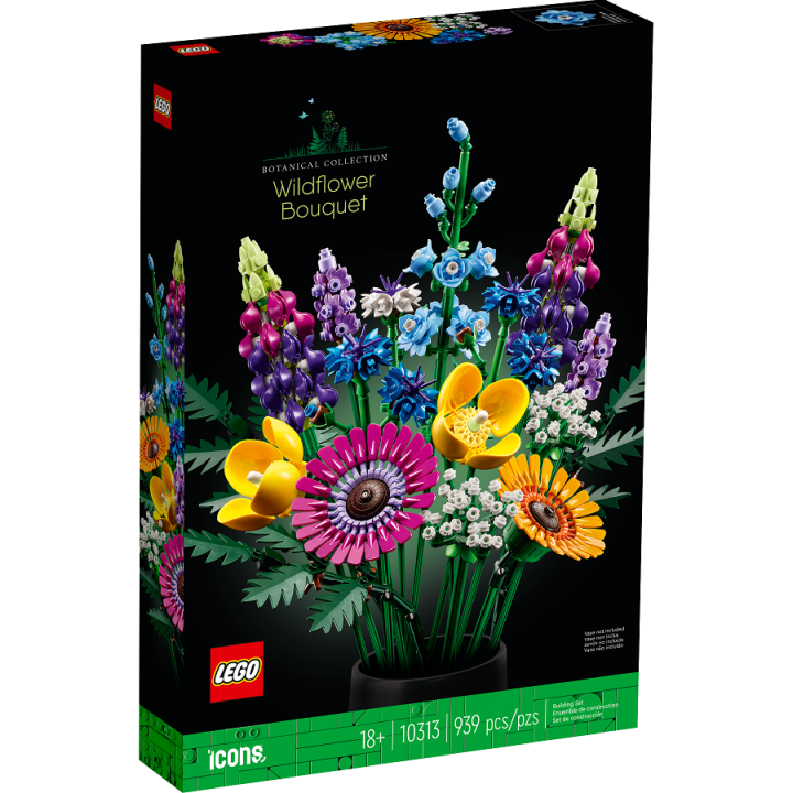Bouquet fiori selvatici - Lego Icons 10313