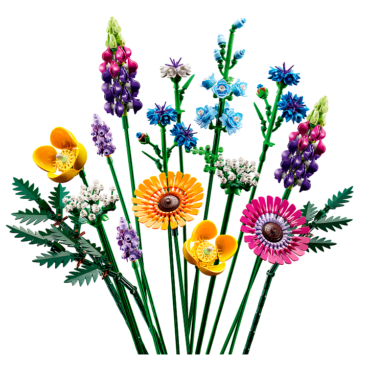 Bouquet fiori selvatici - Lego Icons 10313