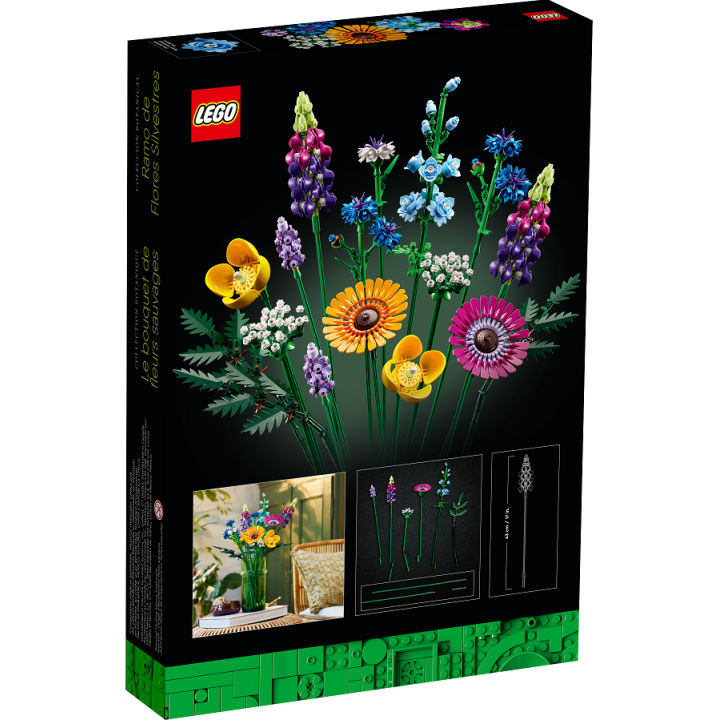 Bouquet fiori selvatici - Lego Icons 10313