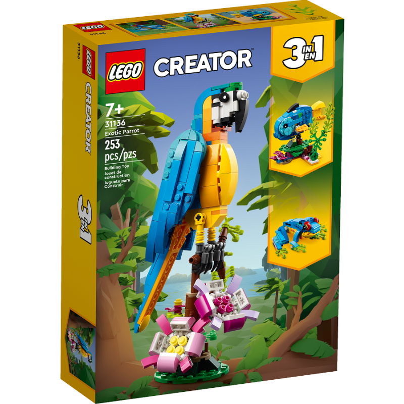 Pappagallo esotico - Lego Creator 3 in 1 31136
