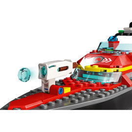 Barca di soccorso antincendio - Lego City 60373