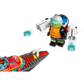 Barca di soccorso antincendio - Lego City 60373