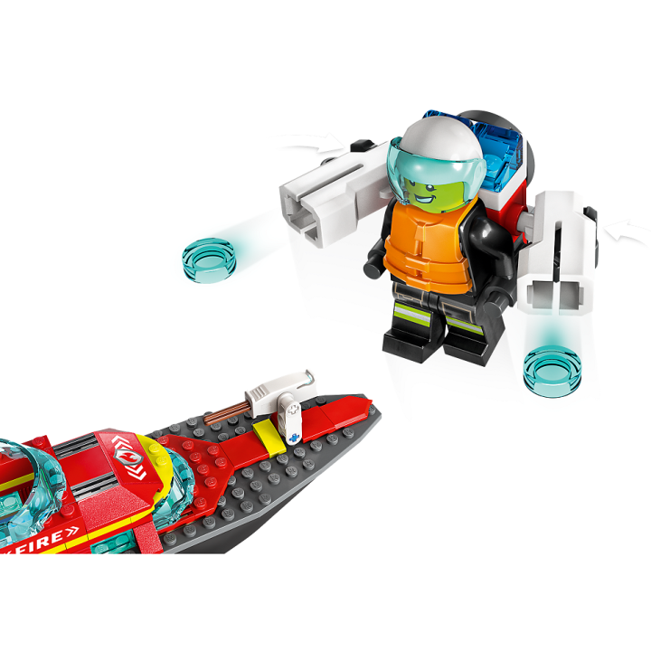 Barca di soccorso antincendio - Lego City 60373