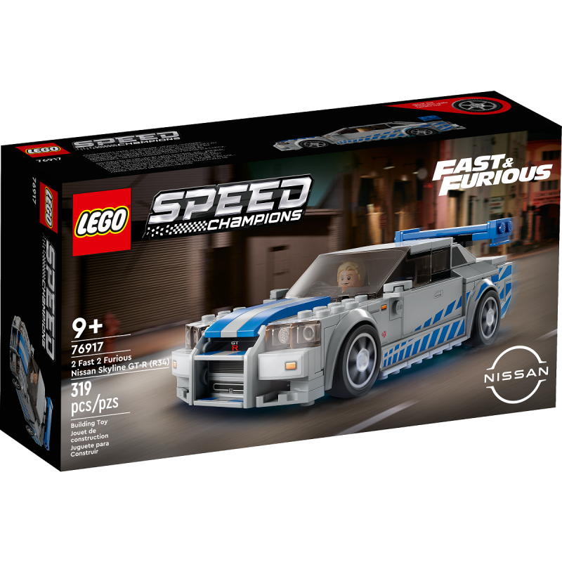 2 Fast 2 Furious Nissan Skyline GT-R (R34) - Lego Speed Champions 76917
