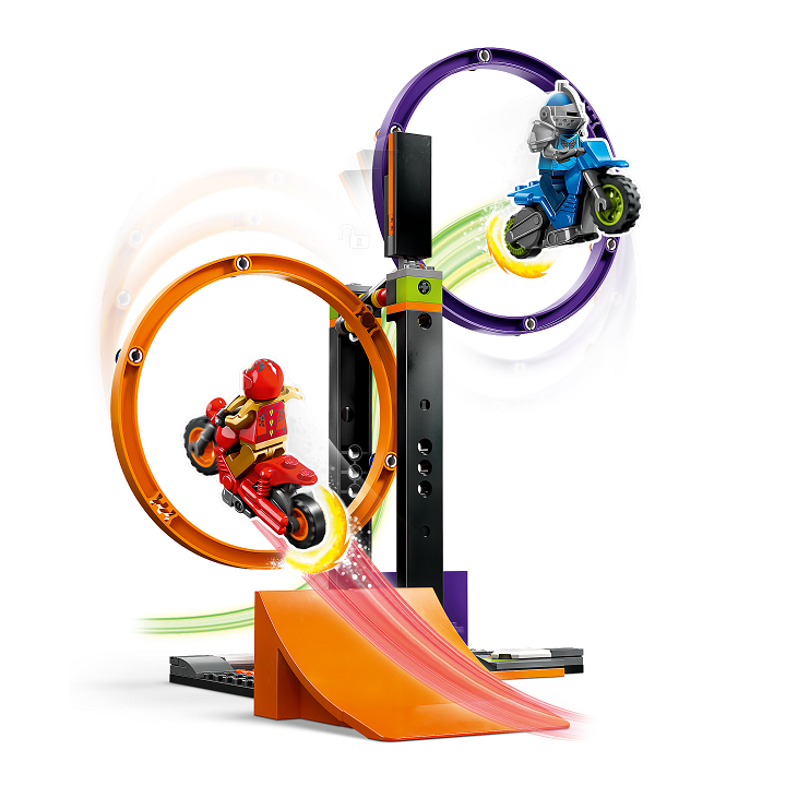 Sfida acrobatica: anelli rotanti - Lego City 60360