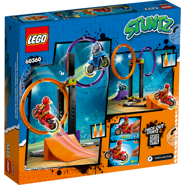 Sfida acrobatica: anelli rotanti - Lego City 60360