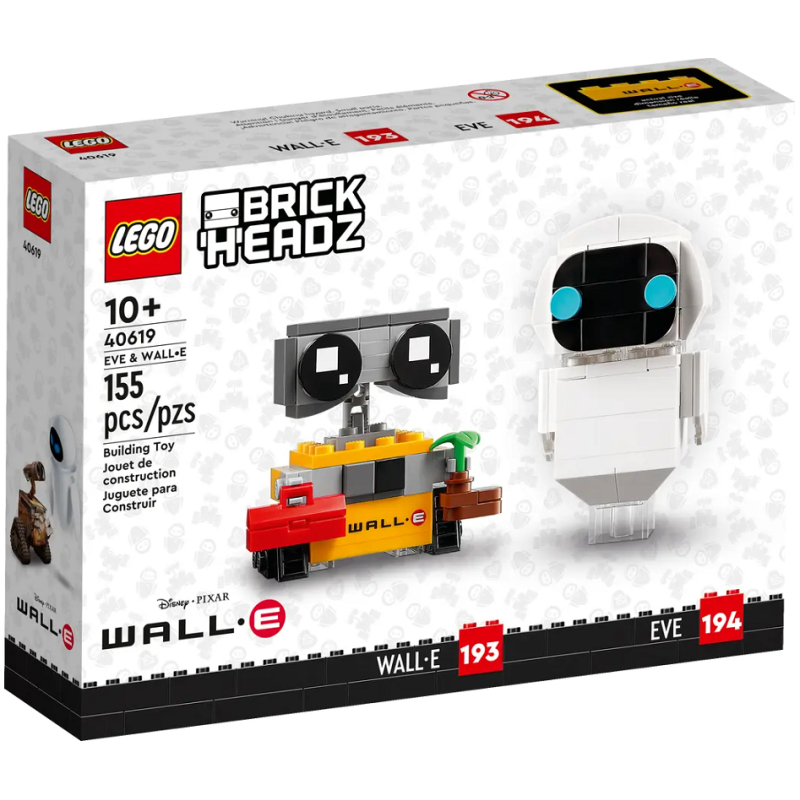 EVE E WALL•E - Lego Brick Headz 40619