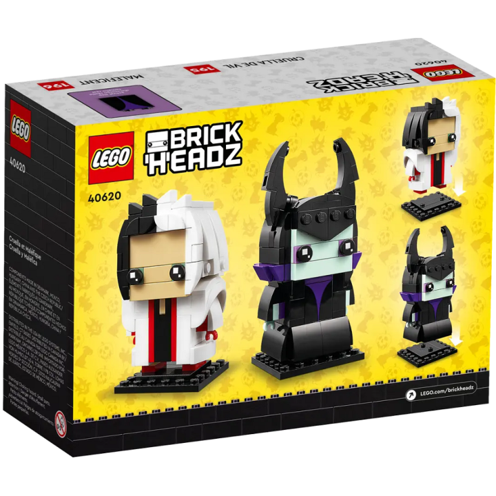 Crudelia e Malefica - Lego Brick Headz 40620