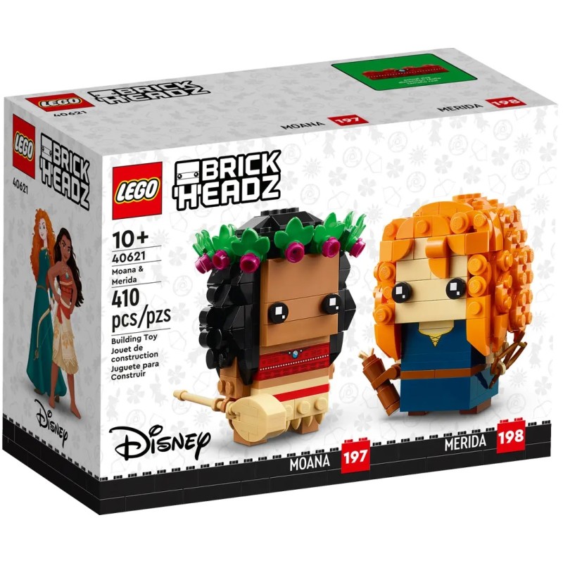 Vaiana e Merida - Lego Brick Headz 40621