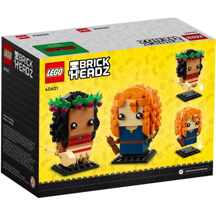 Vaiana e Merida - Lego Brick Headz 40621