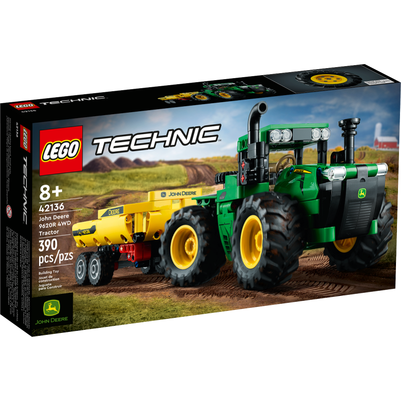 John Deere 9620R 4WD Tractor - Lego Technic 42136